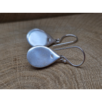 Echt zilveren oorbel hangers met Amethist 